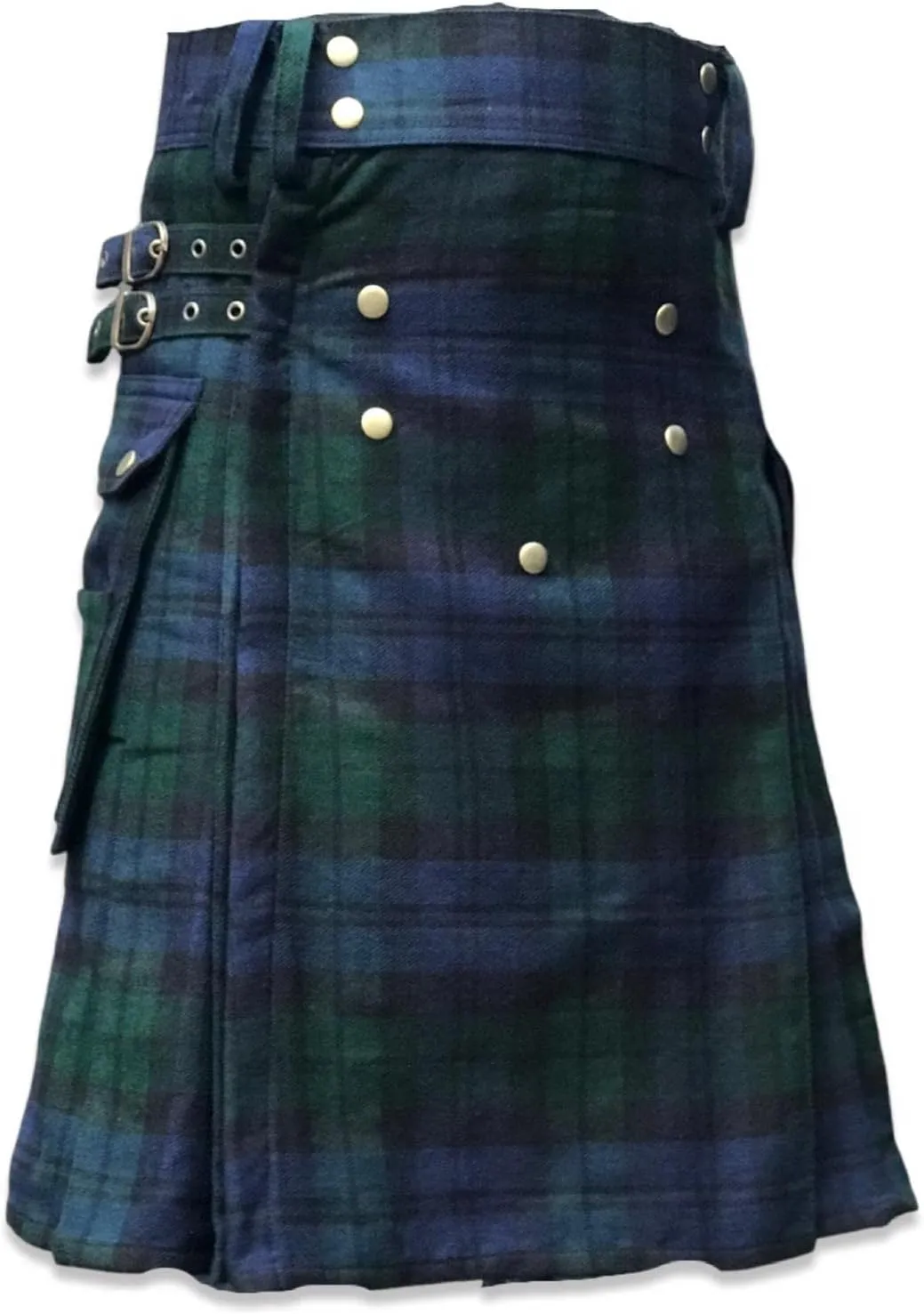 Kilt for Men - Scottish Tartan Sports Utility Mens Kilt | Stylish Kilts for Casual Wear