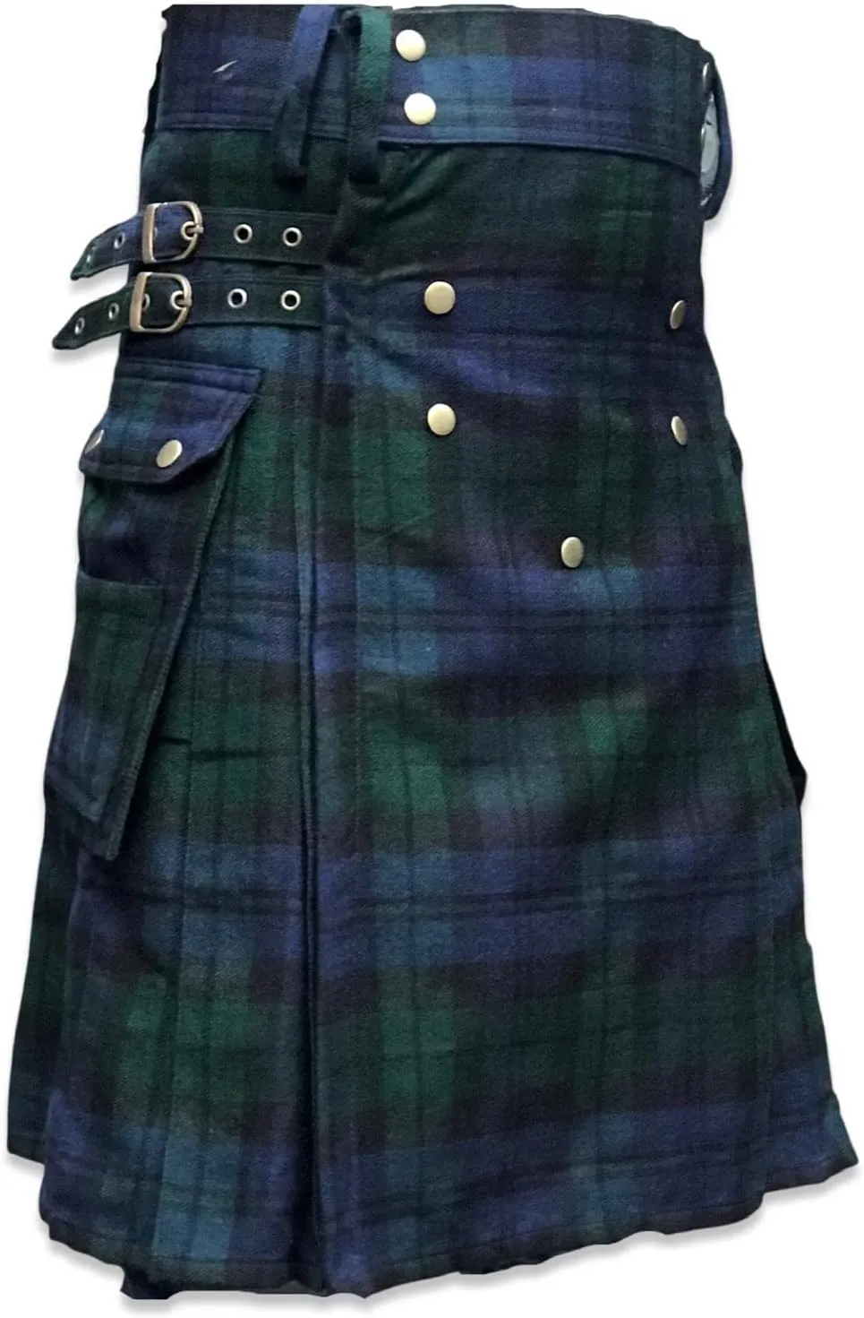 Kilt for Men - Scottish Tartan Sports Utility Mens Kilt | Stylish Kilts for Casual Wear