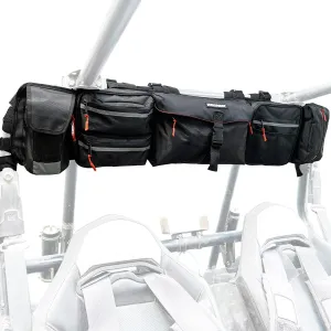 KRONOX Heavy-Duty Roll Cage Tool Bag Organizer - Pro Off-Road Adventures with Durable 1680D Rolling Bag for Rear/Side By Side Accessories - 8 Multi Pocket Bag - Ideal UTV, ATV Gear Mount Essential Box