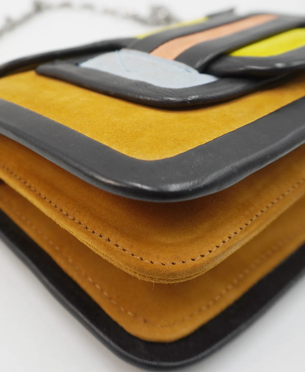 Leather Handbag Multicolor