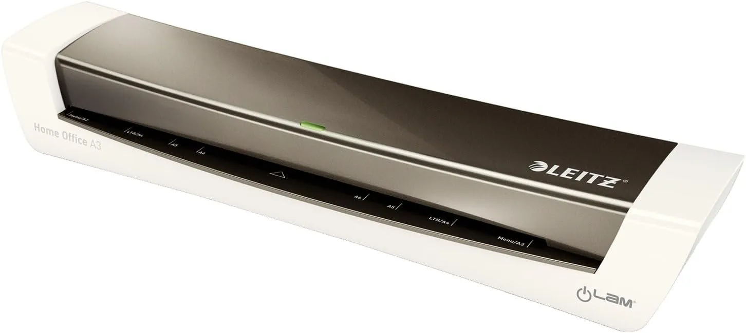 Leitz iLAM Thermal Laminator, 12.5" Laminating Machine, Use with 3 Mil and 5 Mil, Fully Heats in 3 Minutes, Home Office (WSM301041)