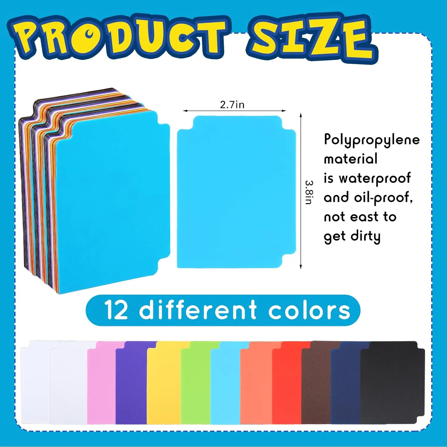 Leyndo TCG Cards Deck Boxes, Large Capacity with Dividers, Fits 80  Cards Collectible Trading Games Storage Organizer Cases, Colorful(24 Pack)