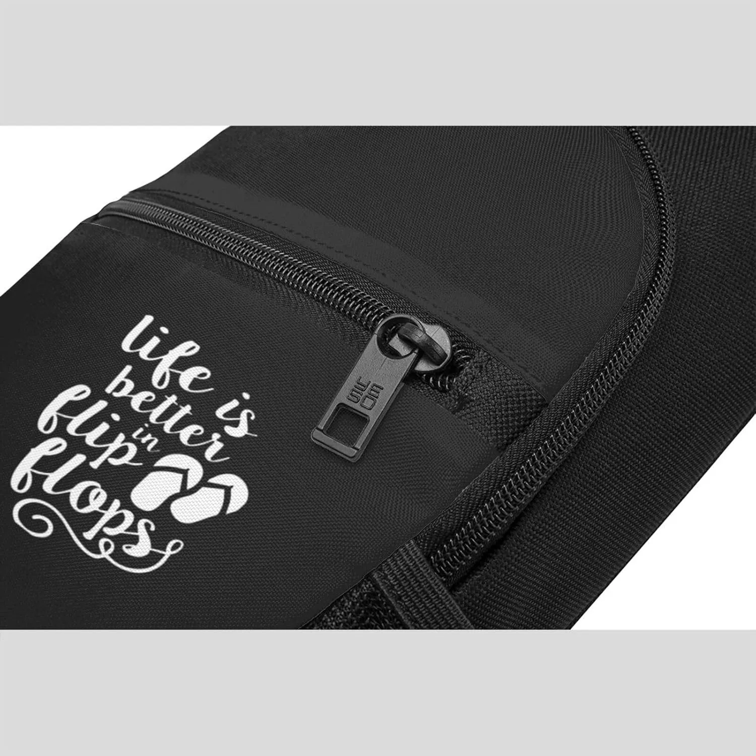 Life Is Better In Flip-Flops Unisex Chest Bag Lightweight Crossbody Shoulder Bag Travel Pocket