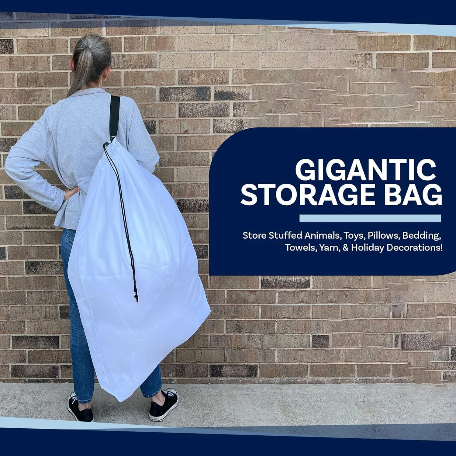 LIGHT GREEN Heavy Duty Laundry Bag w/Shoulder Strap by Ultra Essentials, XXL 30" X 40" Tear Resistant Utility Bags, Dorm Hamper, Camping Tent, Sports Ball, Clothes, Yarn Storage