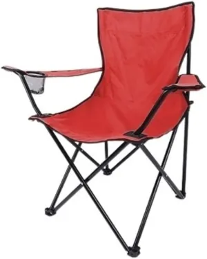 Lightweight Camping Chair Folding Padded Deck Chair Backchair Beach Chair Fishing Chair Portable Lounge Chair Outdoor Armchair with Cup Holder Outdoor Hiking (Color : D)
