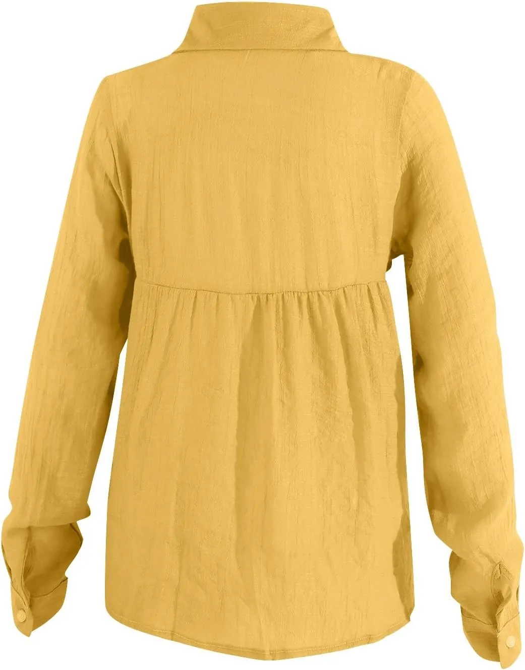 Linen Shirts for Women Shirt Long Cotton Casual Solid Women Sleeve Women's Blouse Striped Shirt Women Flannel Shirt