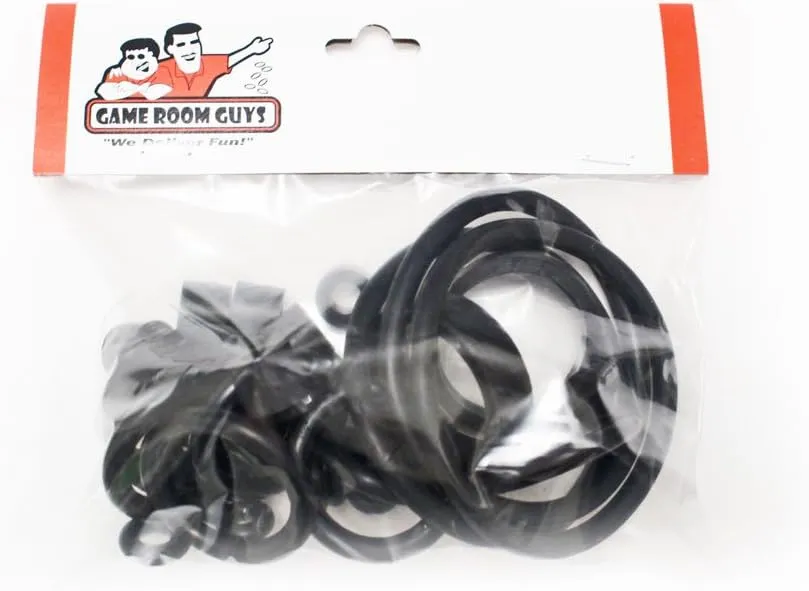 Lost World Jurassic Park Pinball Black Rubber Ring Kit