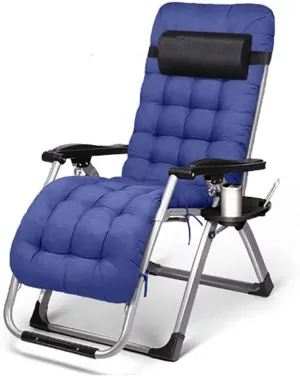 Lounge Chair, Outdoor Leisure Recliner Chair, Outdoor Folding Chair, Zero Gravity Reclining Camping Chair, Foldable Sun Beach Leisure Garden Beach Chair (Color : A)