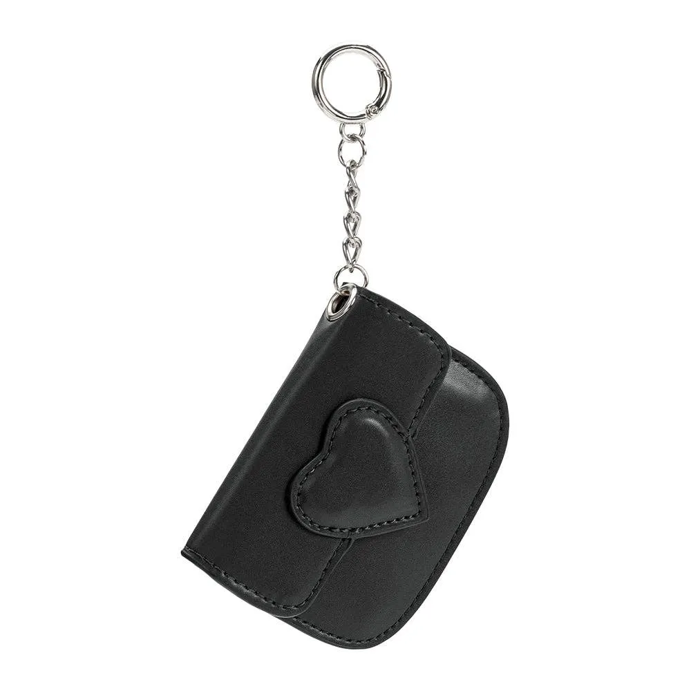 Lovell Black Vegan Leather Card Holder