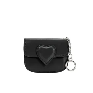 Lovell Black Vegan Leather Card Holder