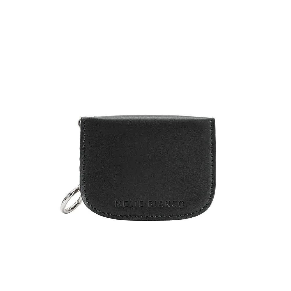 Lovell Black Vegan Leather Card Holder