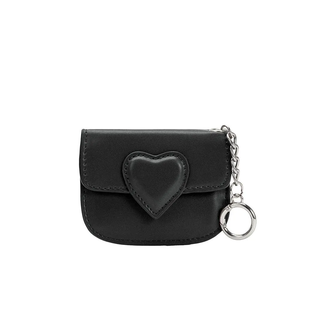 Lovell Black Vegan Leather Card Holder