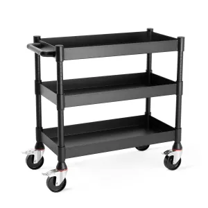 Luxor MightyHaul 18" Heavy-Duty Utility Cart, 3 Shelves (UCMT013)