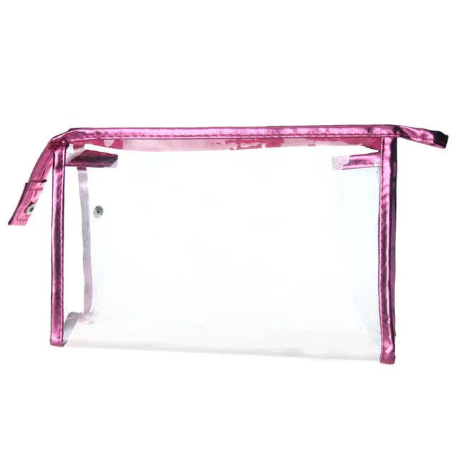 Makeup Case For LadiesMakeup Case For Ladies Women Compact  Bag Fashion Solid PVC   Bag mochila feminina