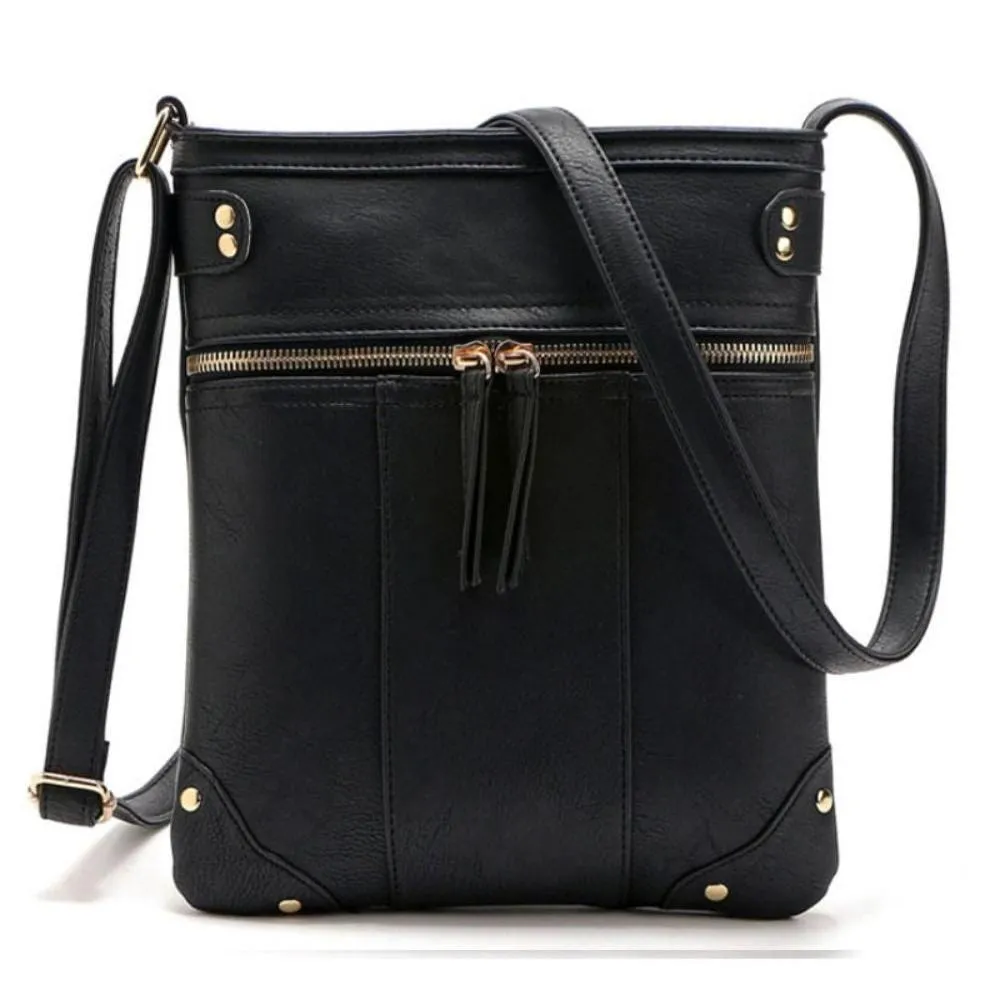 Mariel | Compact Rivets Crossbody Sling Bag