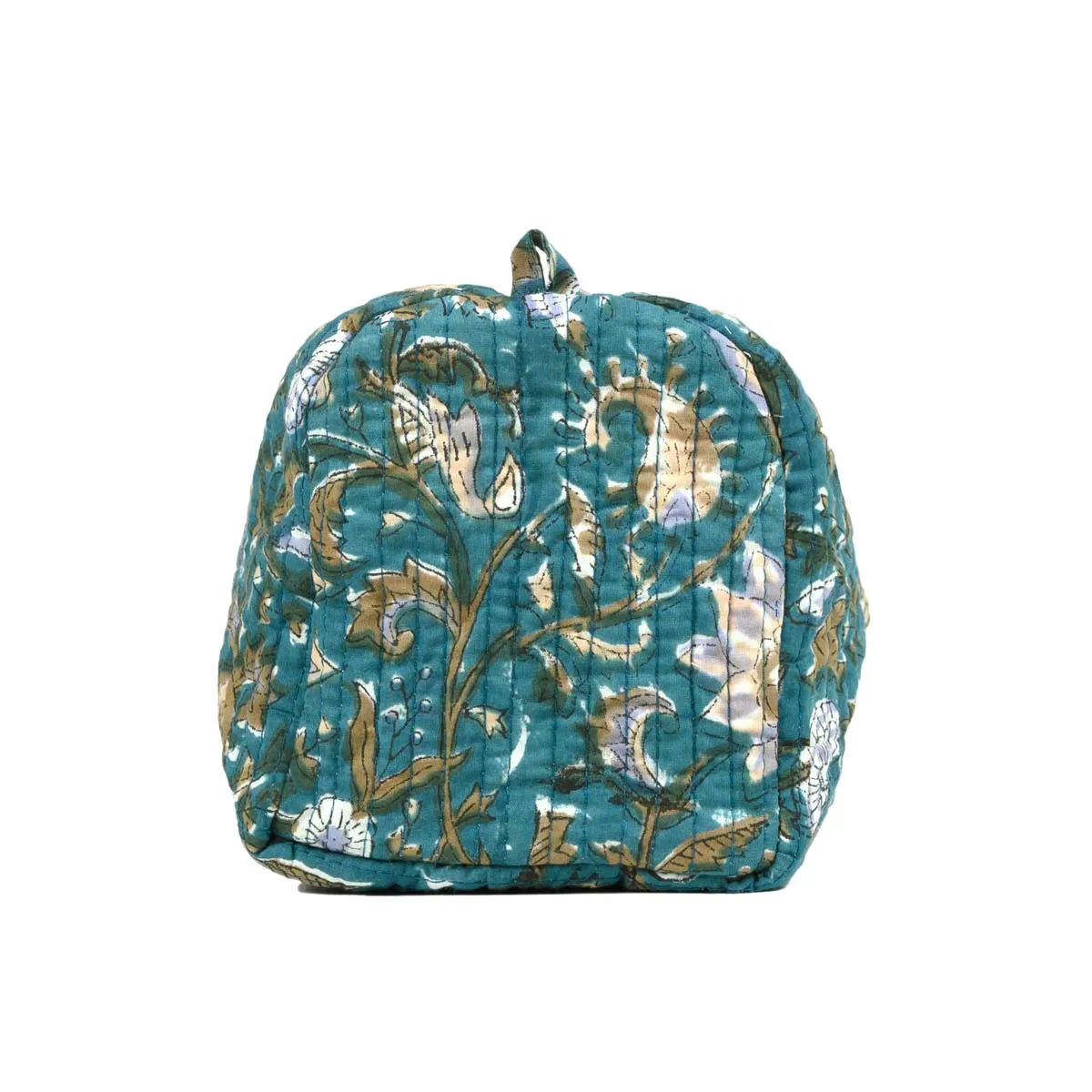 MAURITUS LOTUS QUILTED TOILETRY POUCH