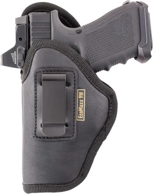 MAXX CARRY IWB Gun Holster Conceal Carry, Soft Leatherette, Fits SIG P365 Macro, G 19 GEN 1-4, Hell Cat Pro, Springfield XD-S 4" XD-E 3.3" & 3.8", Walther CCP, Taurus G3, GX4 Carry