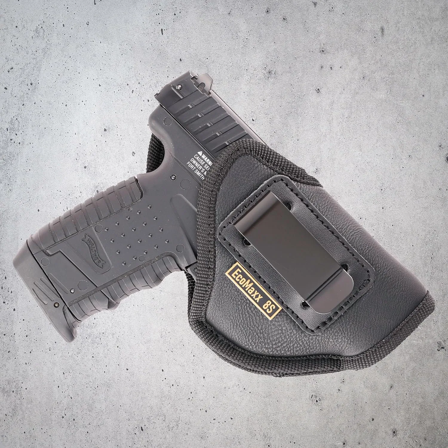 MAXX CARRY IWB Gun Holster Conceal Carry, Soft Leatherette, Fits Sub Compacts: Beretta APX A1 Carry, PX4 Storm SC, Canik TP9 SC, G33, G26, G27, Sig P320 Nitro.