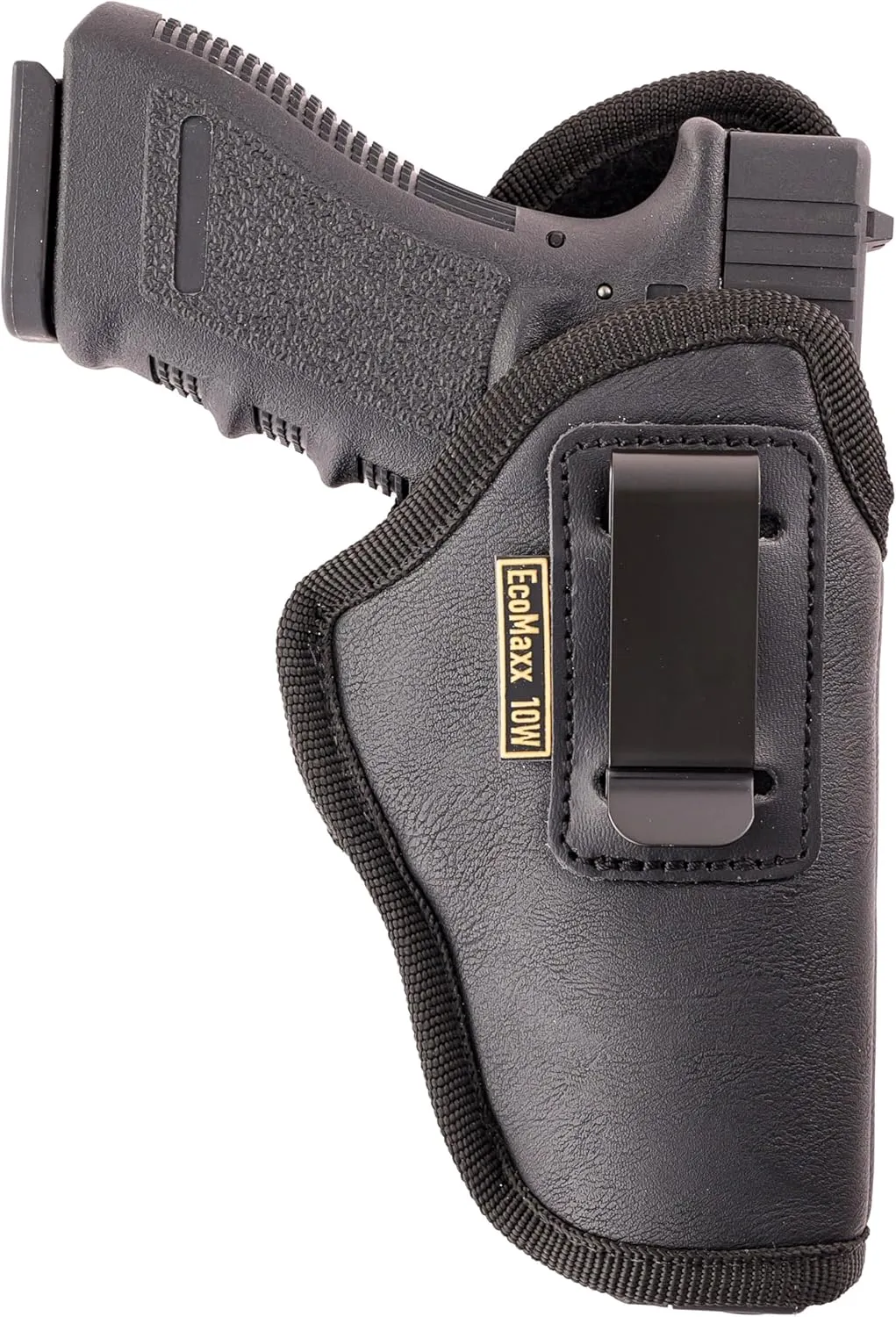 MAXX CARRY IWB Gun Holster Conceal Carry, Universal Soft Leatherette, Optic Ready, Fits: FNS 9/40/45, CZ 75 Compact, G 17, G 22, G 31, SIG P226, P250, P220, XDM & XD 4"
