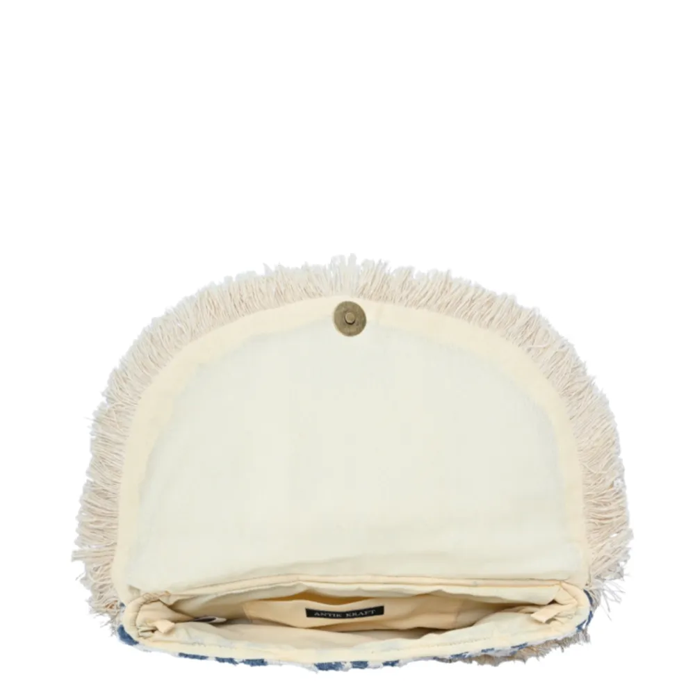 Mediterranean Embellished Crossbody Clutch