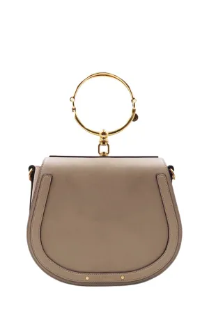 Medium Nile Bracelet Bag Beige