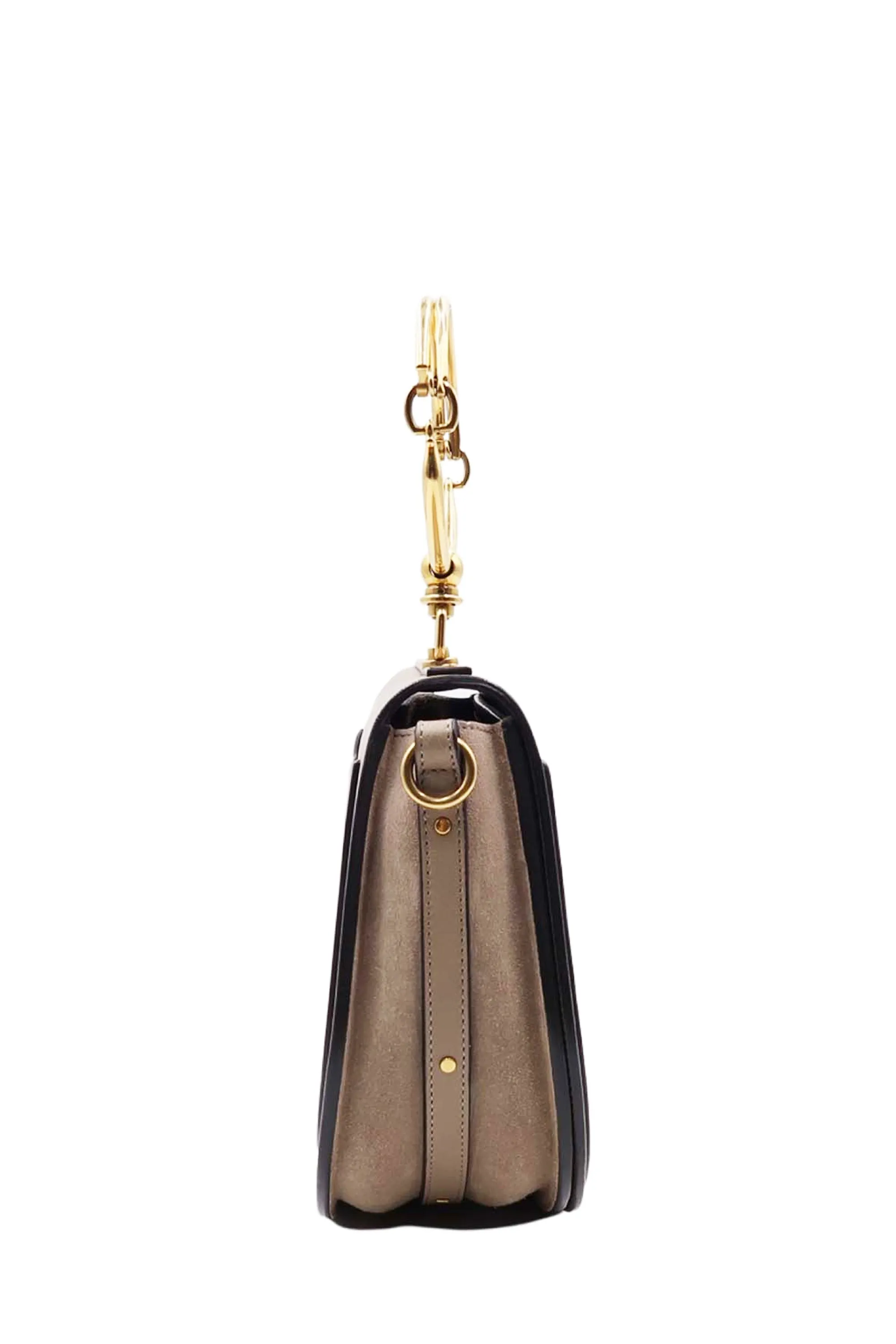 Medium Nile Bracelet Bag Beige