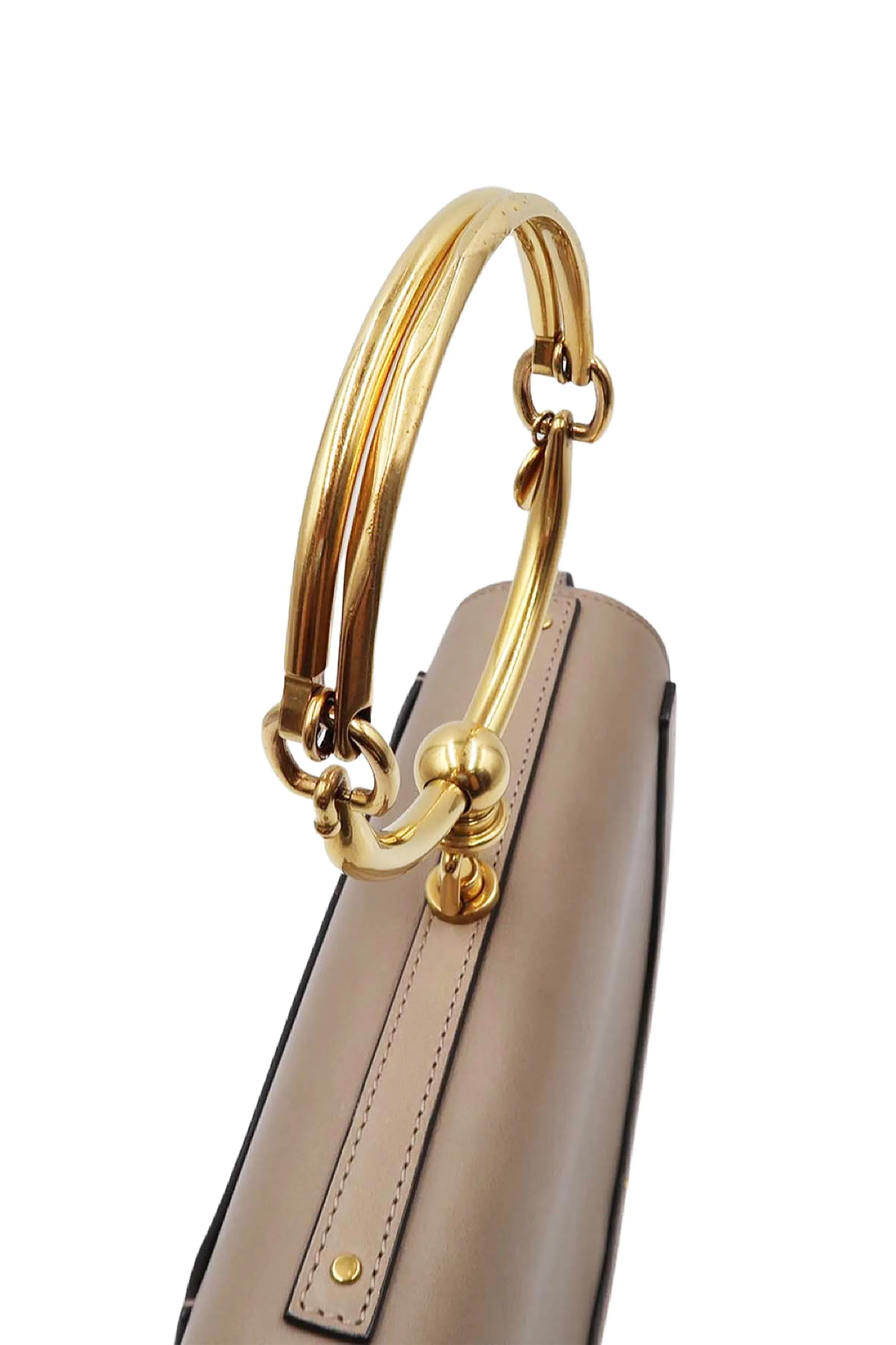 Medium Nile Bracelet Bag Beige