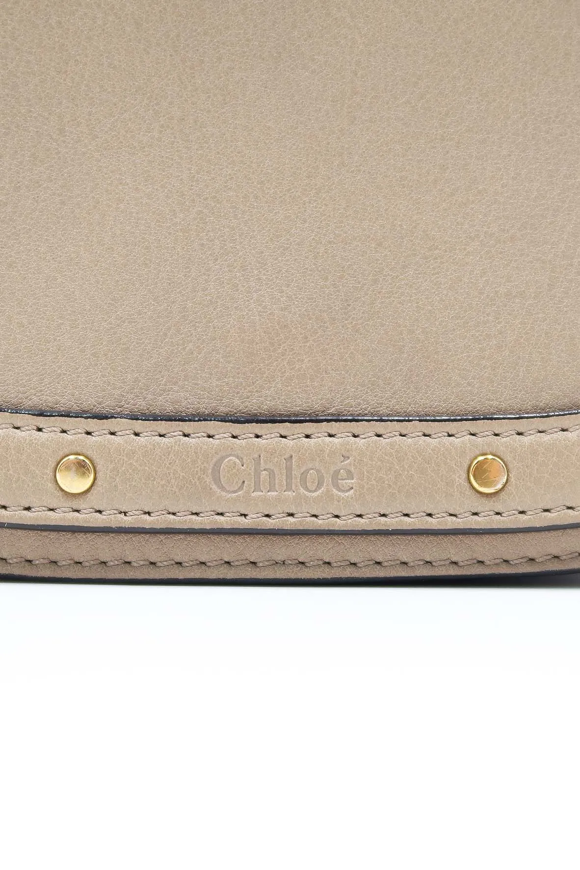 Medium Nile Bracelet Bag Beige
