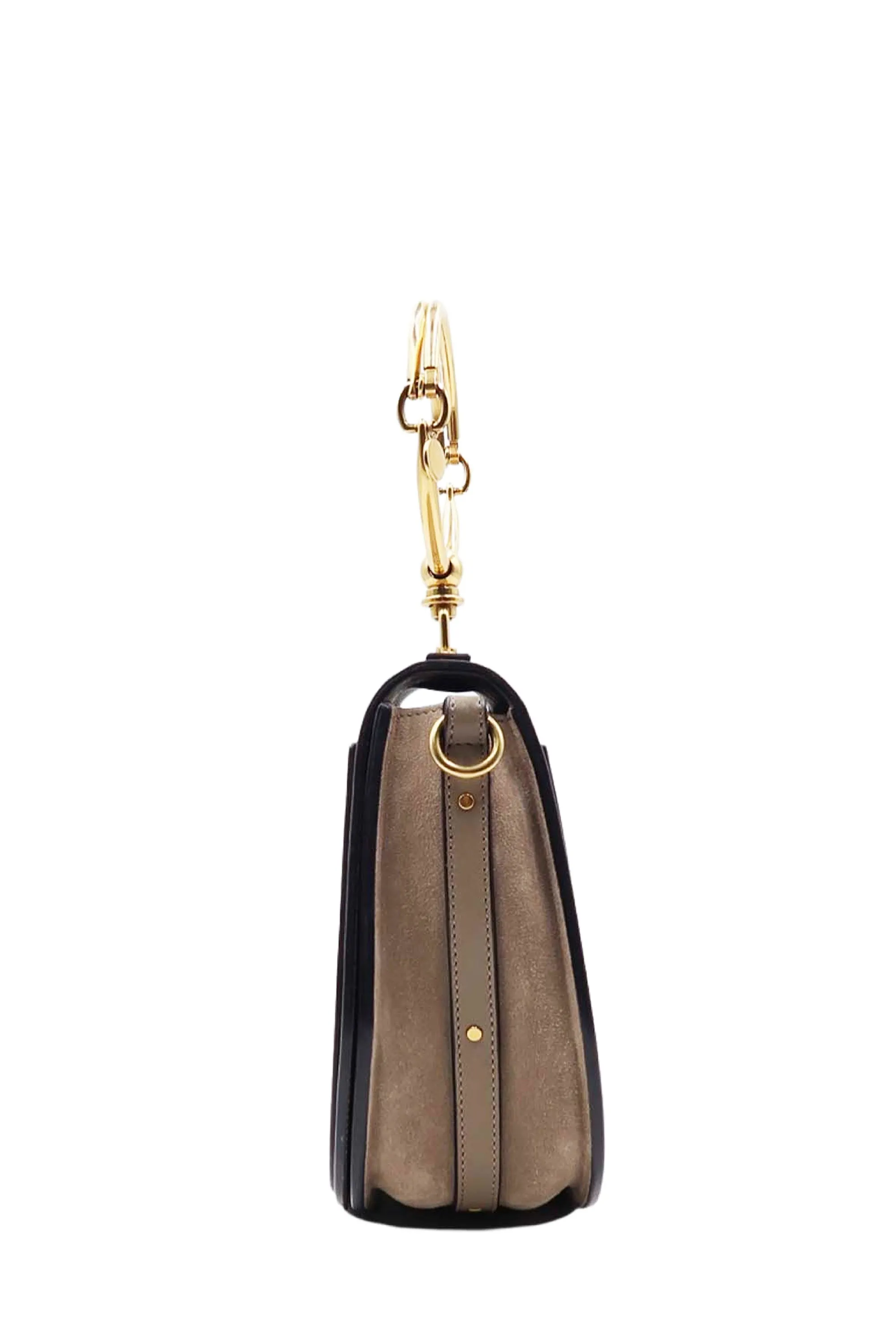 Medium Nile Bracelet Bag Beige