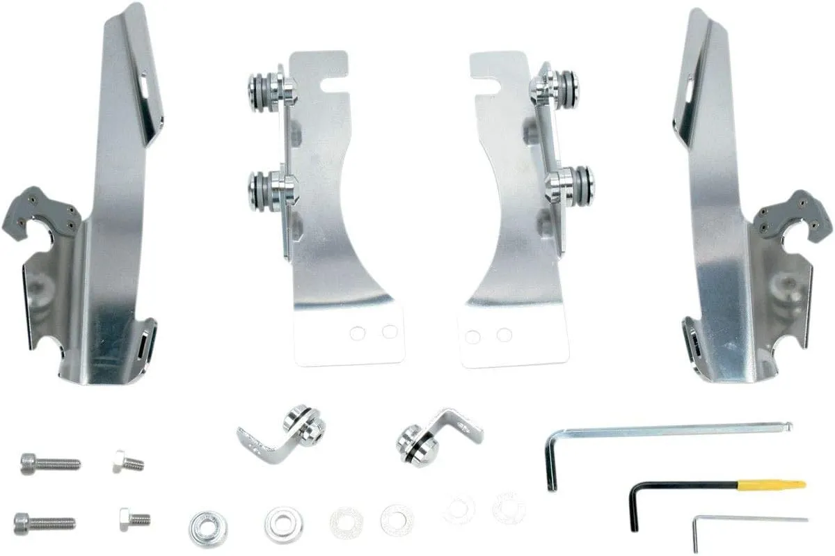 Memphis Shades Trigger-Lock Mounting Kit (Polished/Batwing Fairing) Compatible with 05-18 Suzuki VL800B