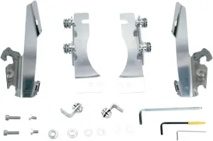Memphis Shades Trigger-Lock Mounting Kit (Polished/Batwing Fairing) Compatible with 05-18 Suzuki VL800B
