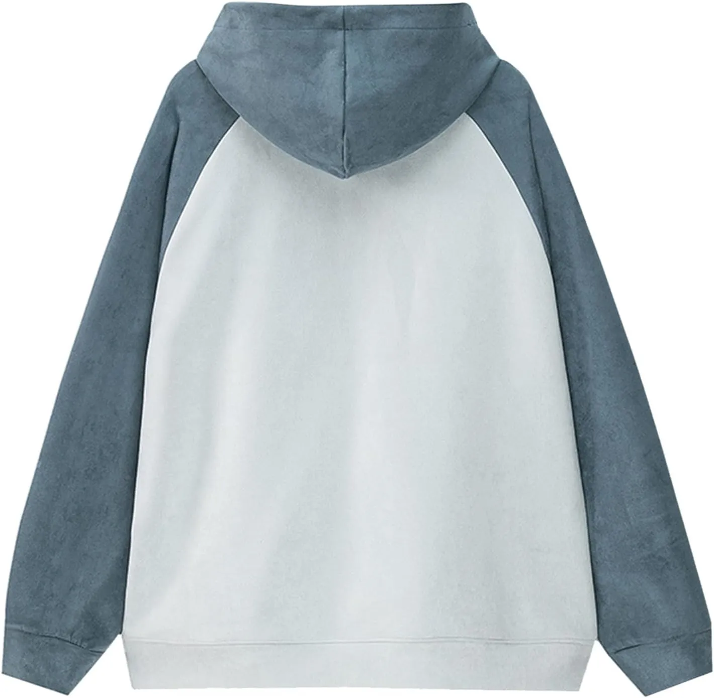 Mens Hoodies Buttons Classic Color Matching Pullover Male Suede Sports Classic Casual Youthful Hooded Tops