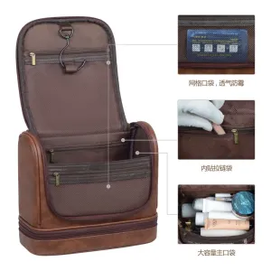 Men's Waterproof Business Toiletry Bag - Travel Organizer