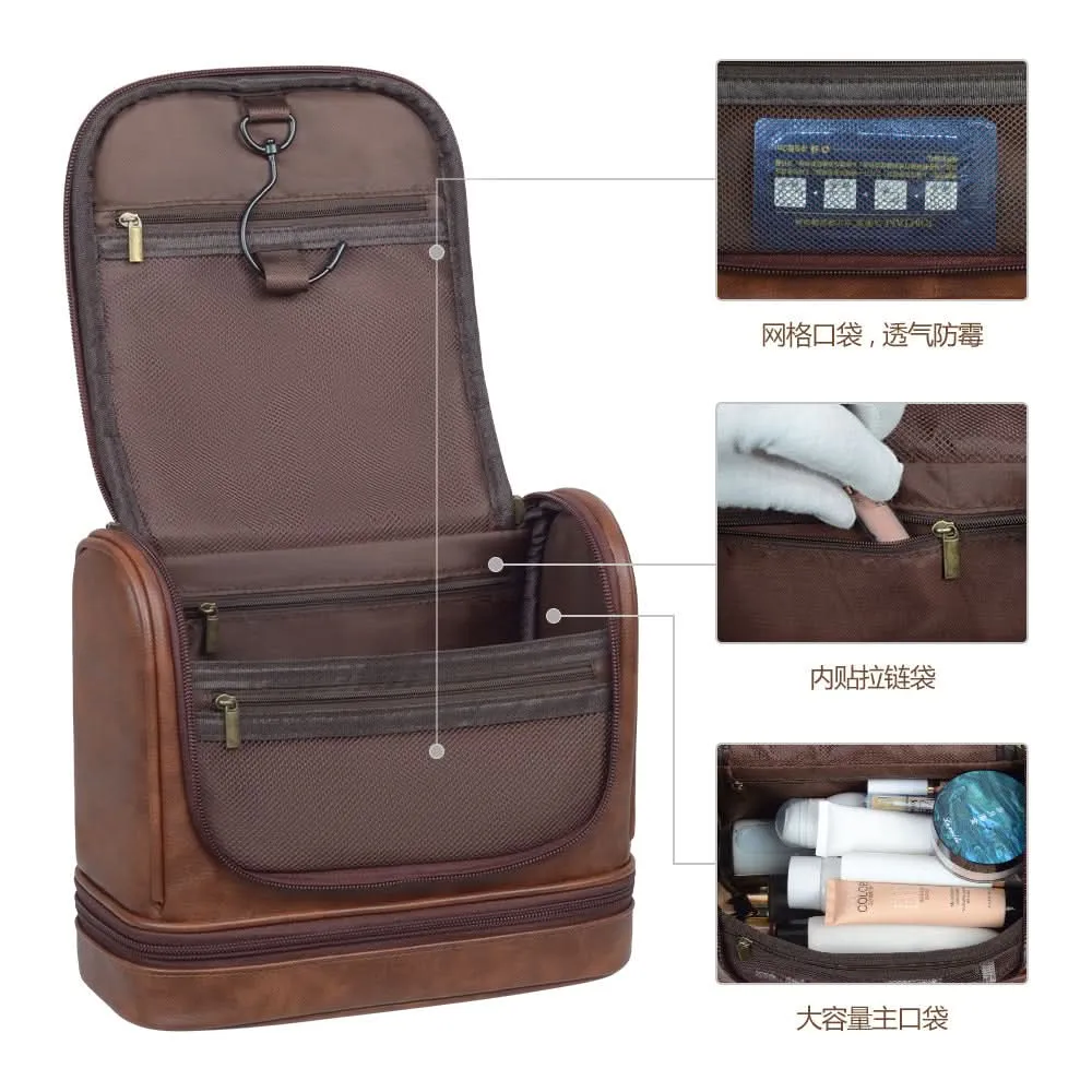 Men's Waterproof Business Toiletry Bag - Travel Organizer