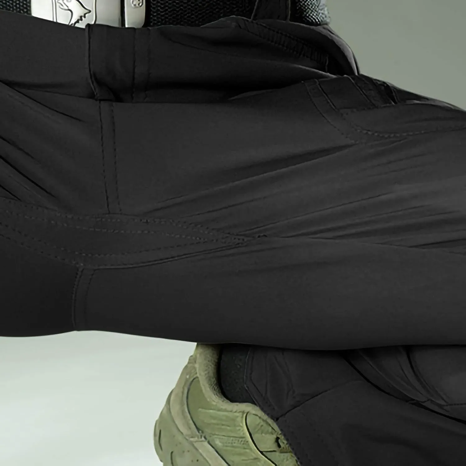 Men's Work Pants Waterproof Stretch Cargo Trousers Outdoor Ripstop Workwear Combat Pants Hiking Pants with Pockets