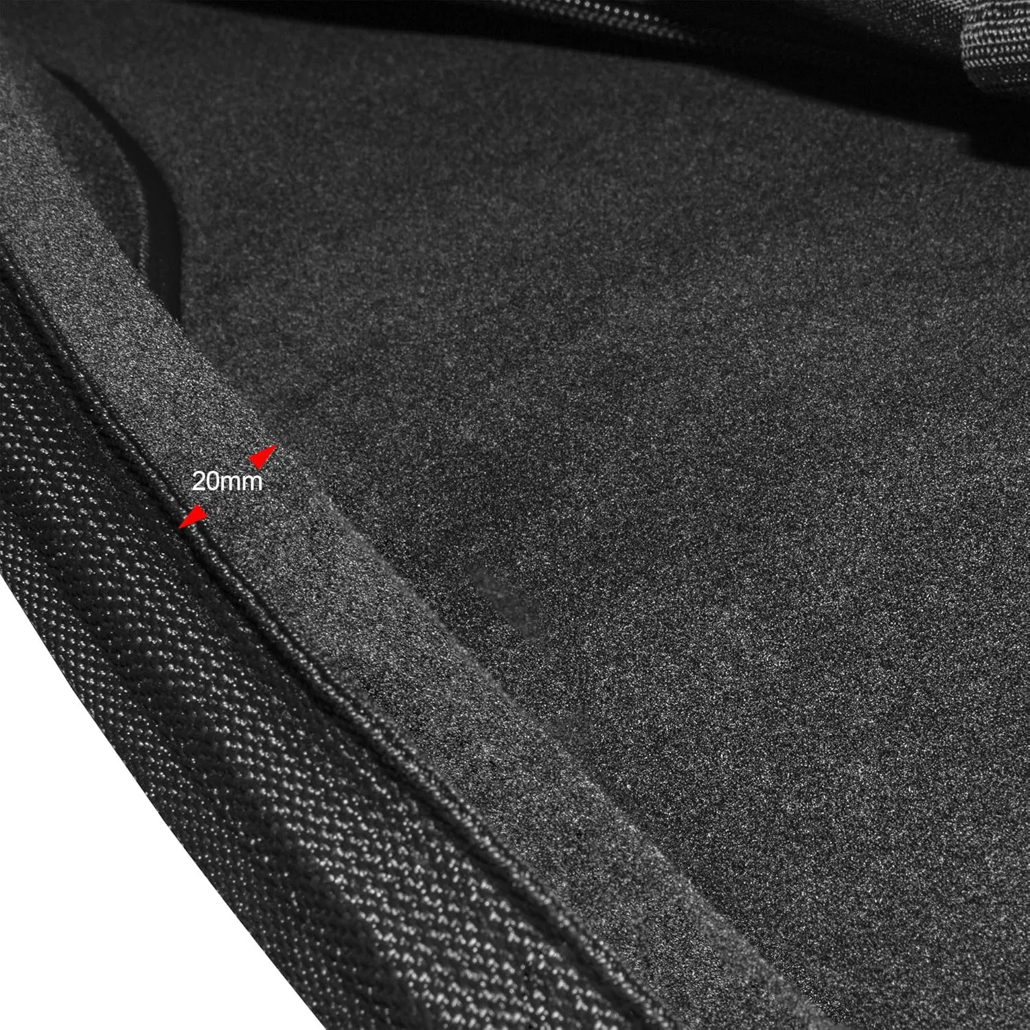 MI&VI CB-5005 Travel Cello Soft Case Gig Bag (1/4 Size) With Multiple Pockets and Adjustable Backpack Straps | Thick 20mm Padding | Weather-Resistant | Non-Abrasive Lining - MIVI Music