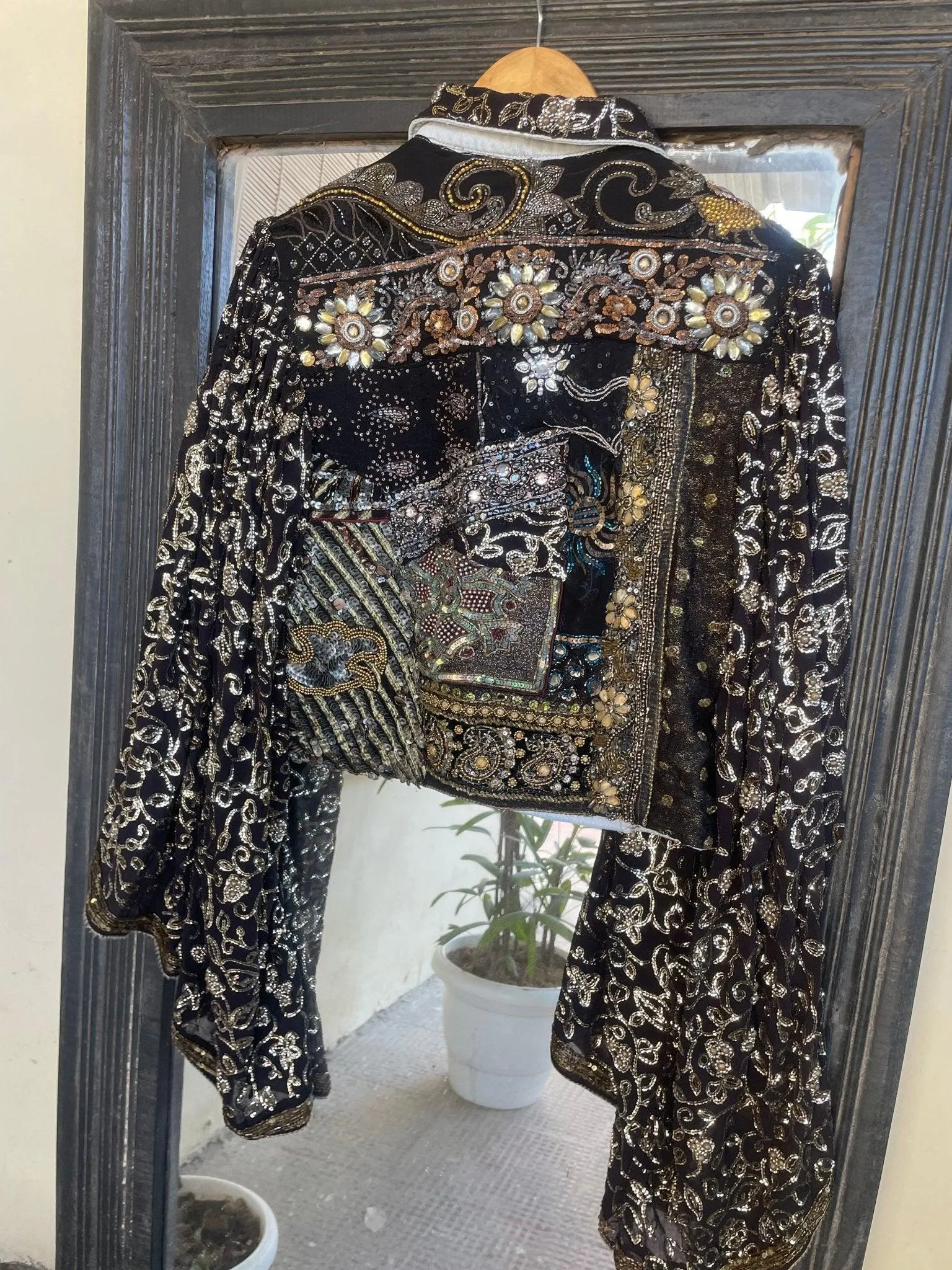 Midnight Shadow Kimono Jacket