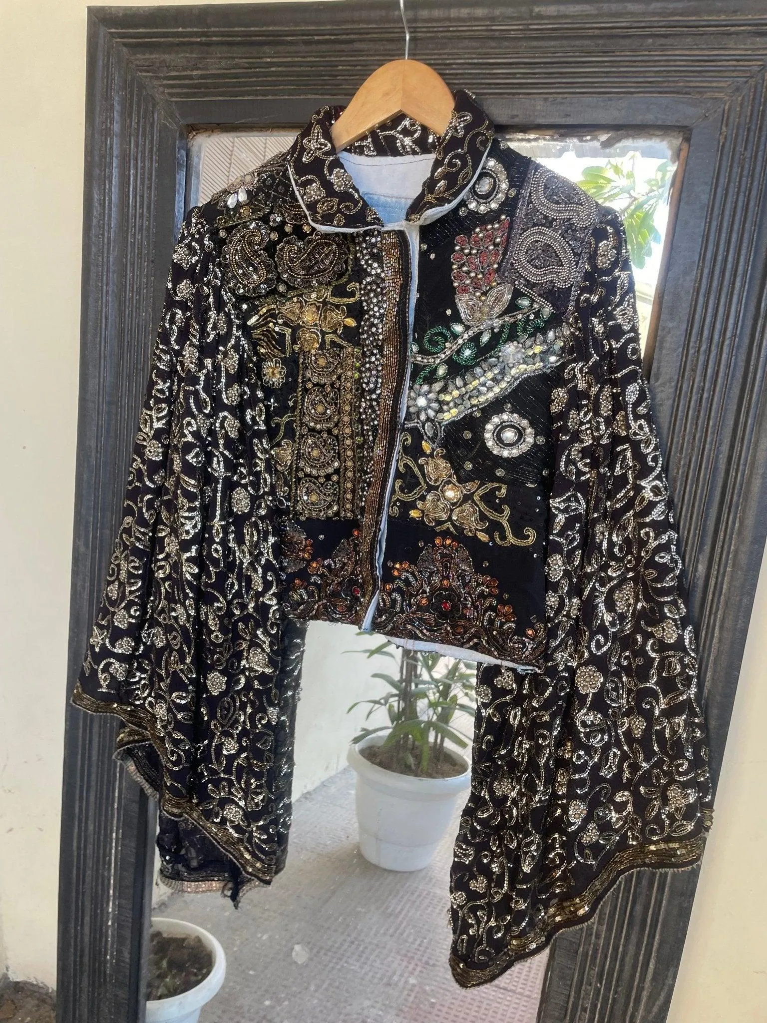Midnight Shadow Kimono Jacket