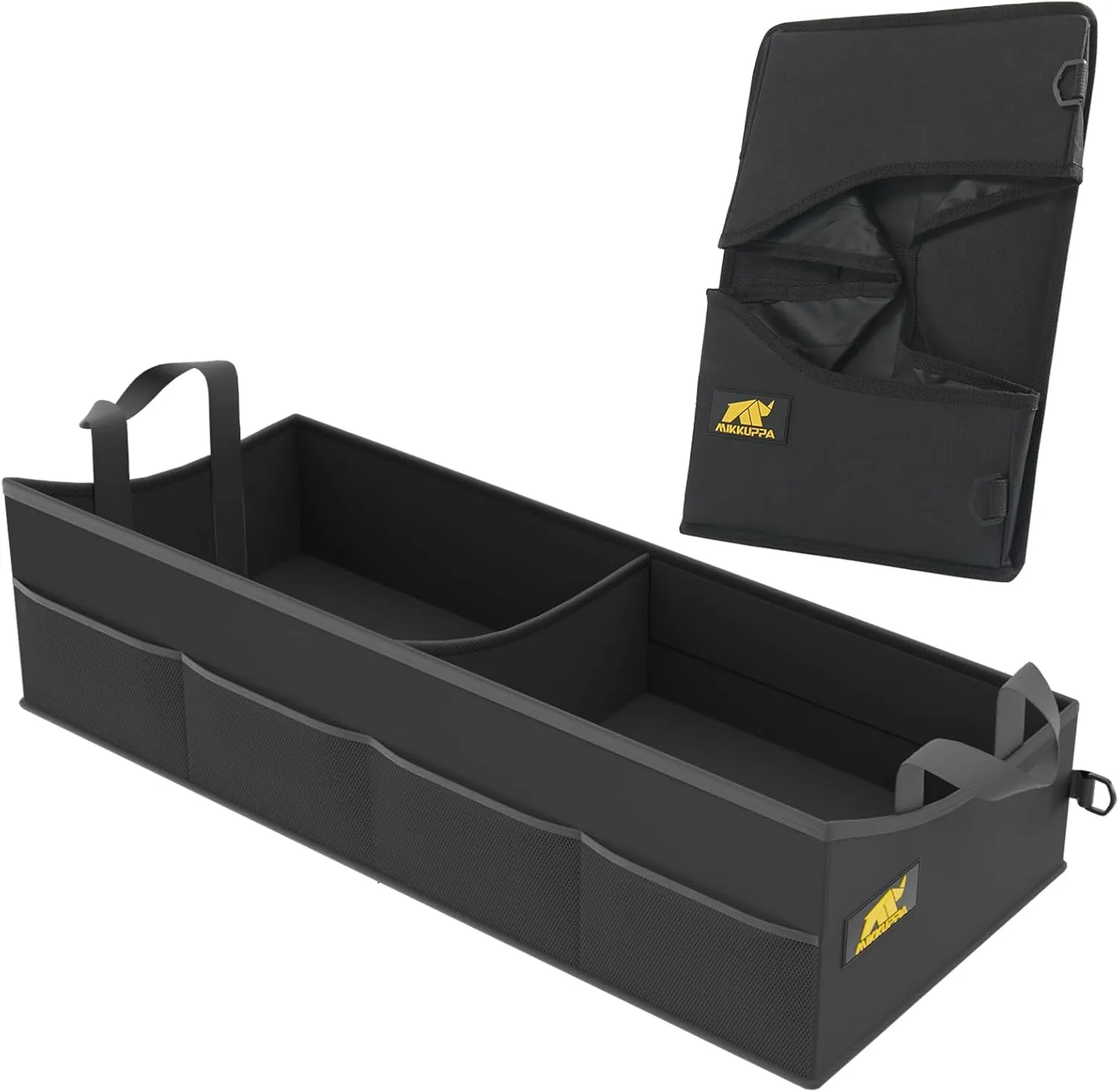 MIKKUPPA Truck Under Seat Storage - Replacement for 2015-2024 Ford F150 F250 F350, for 2 Compartments for Bench Seat Truck Tool Box Organizer Underseat Storage Bag