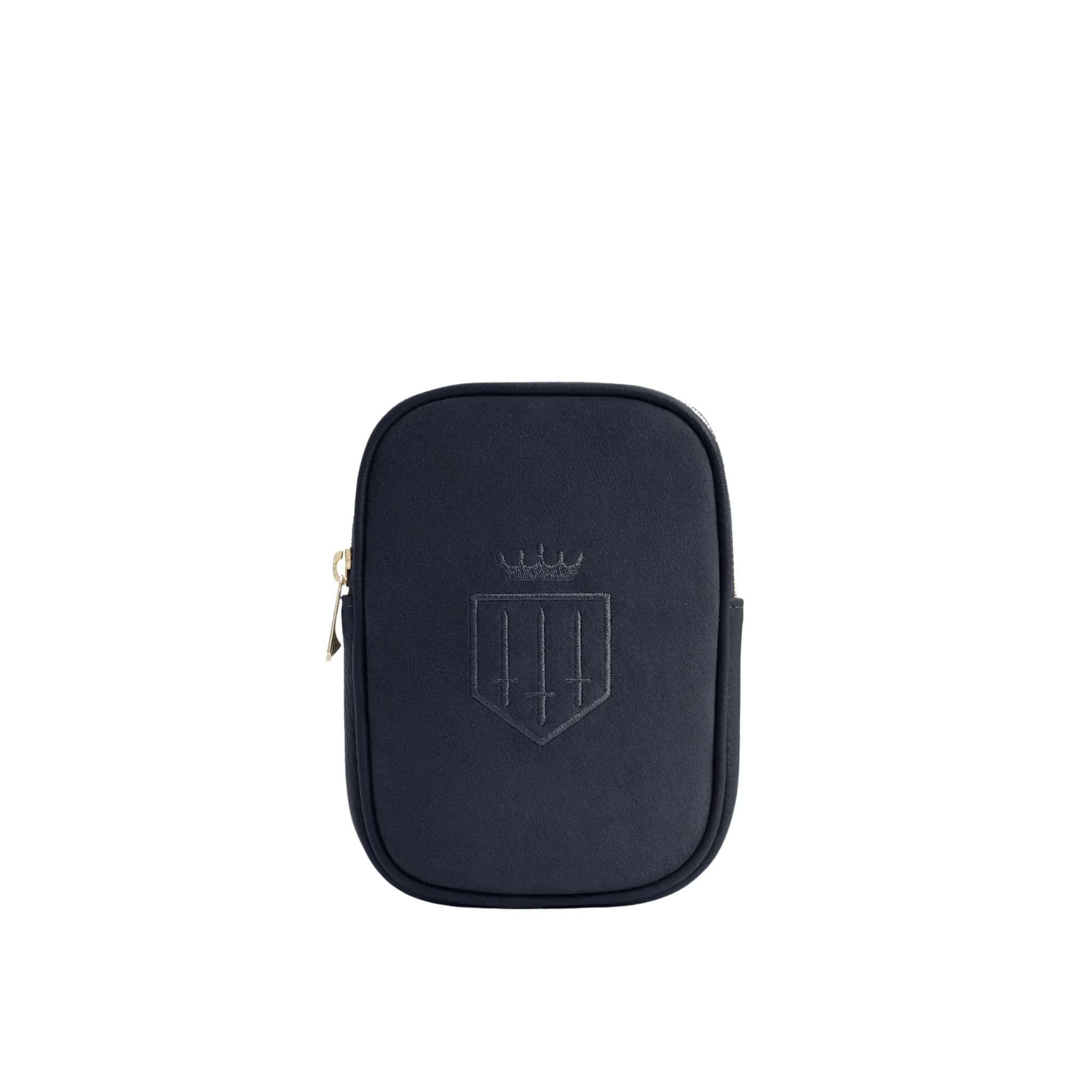 Mini Finsbury Cross Body Bag Navy Suede