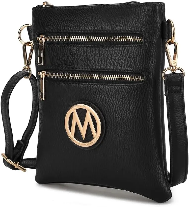 MKF Collection Women Crossbody Bag, Trendy Shoulder bag Crossover Purses for Women Sling Bag by Mia K