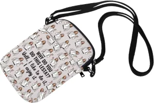 MNIGIU IWTV Tv Show Inspired Gift Lestat and Louis Lover Gift IWTV Merch IWTV Quote Crossbody Bag for Fans