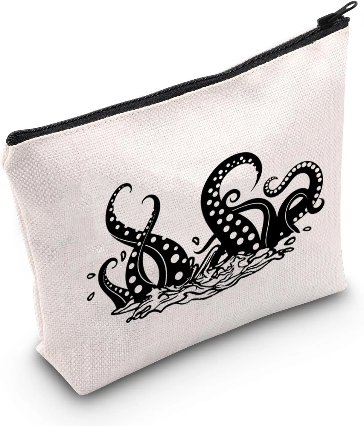 MNIGIU Octopus Lover Gift Octopus Tentacle Makeup Bag Marine Organism Gift Squid Lover Gift Ocean Kraken Gift Mythical Gift