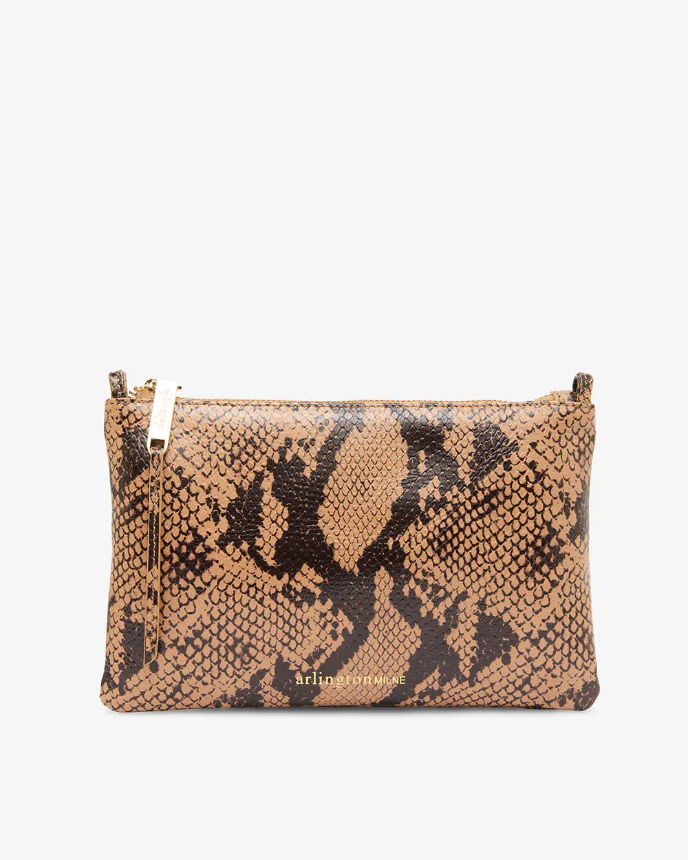 Molly Crossbody- Caramel Python