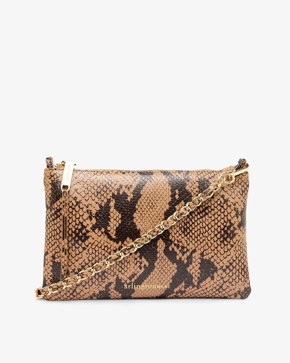 Molly Crossbody- Caramel Python