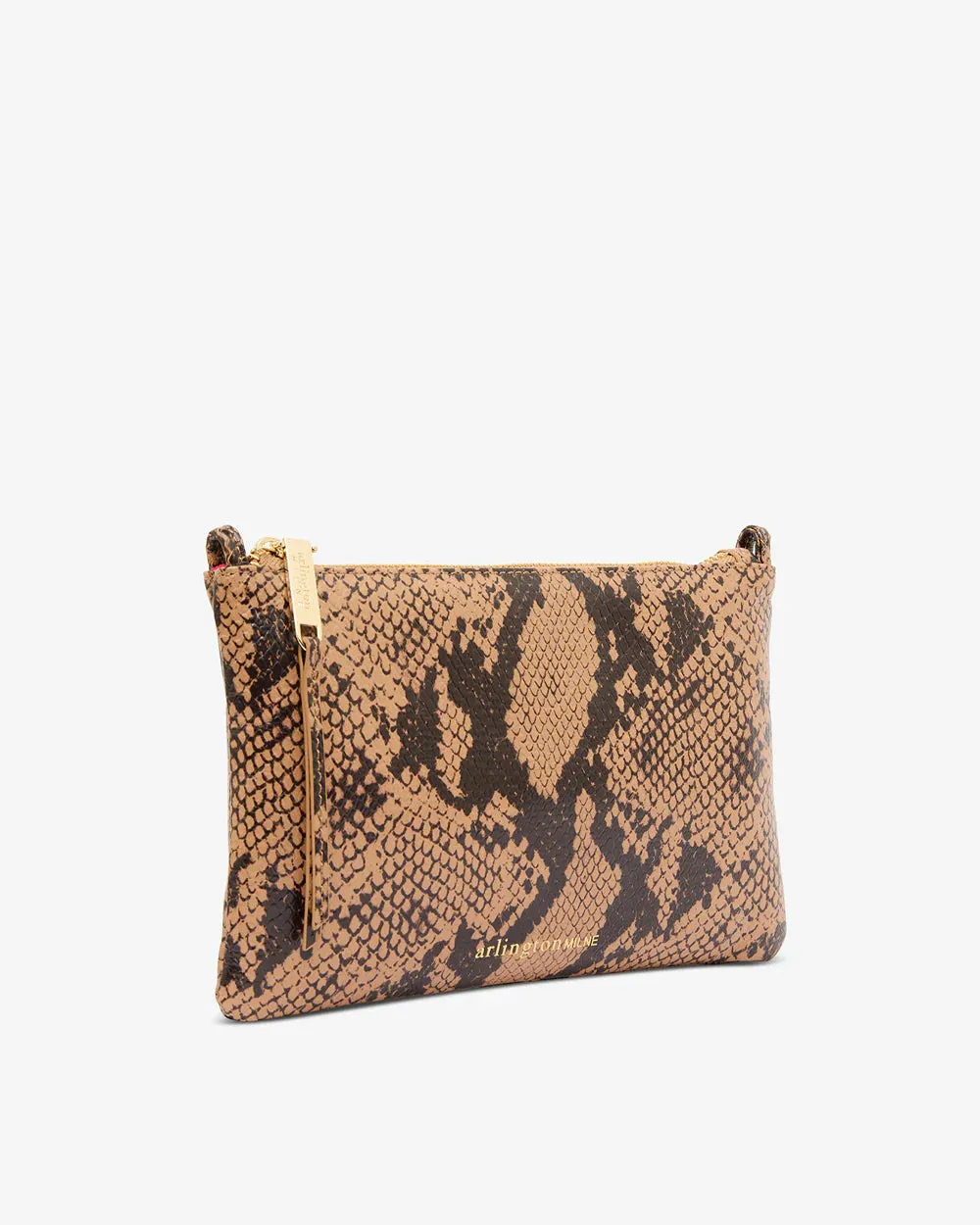 Molly Crossbody- Caramel Python