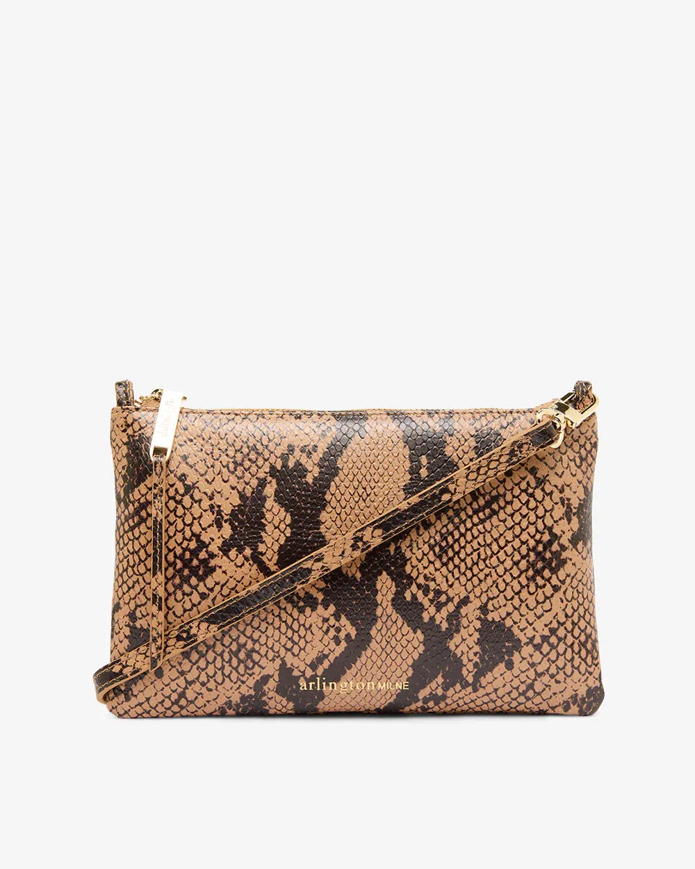 Molly Crossbody- Caramel Python