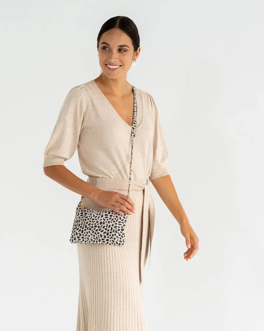 Molly Crossbody- Spot Suede