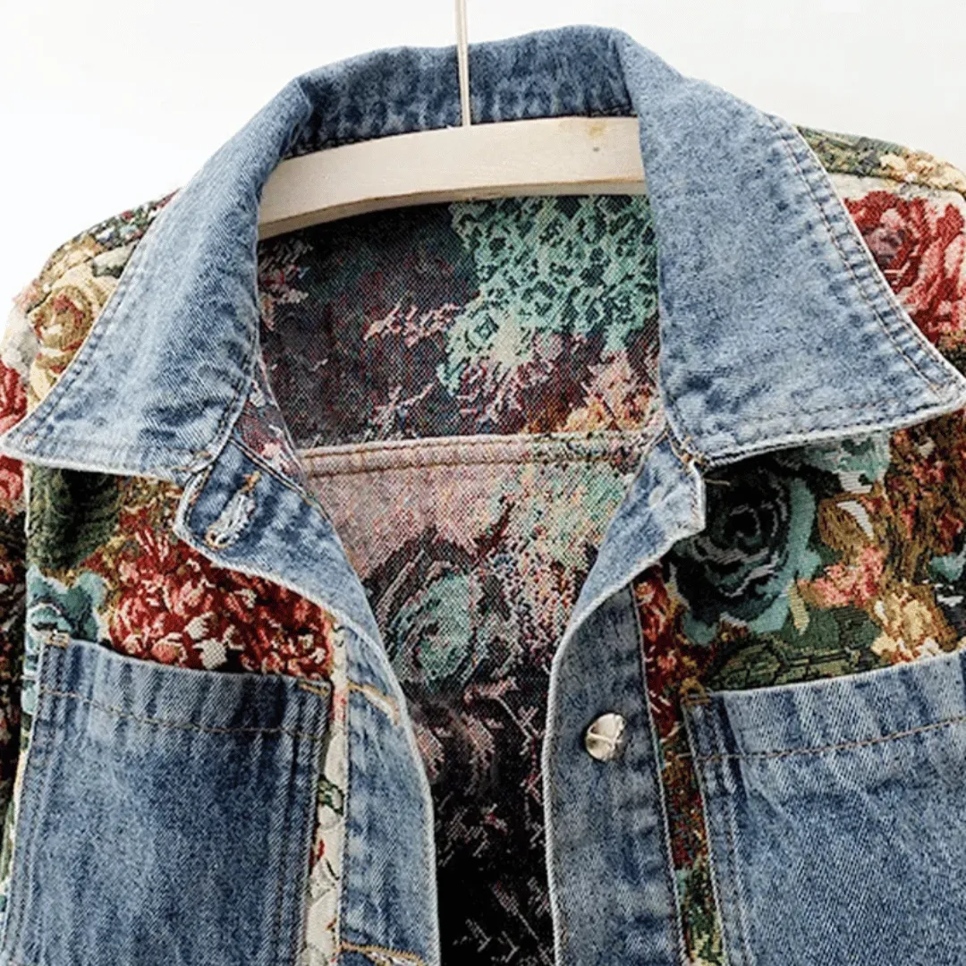 Morisot Floral Denim Jacket