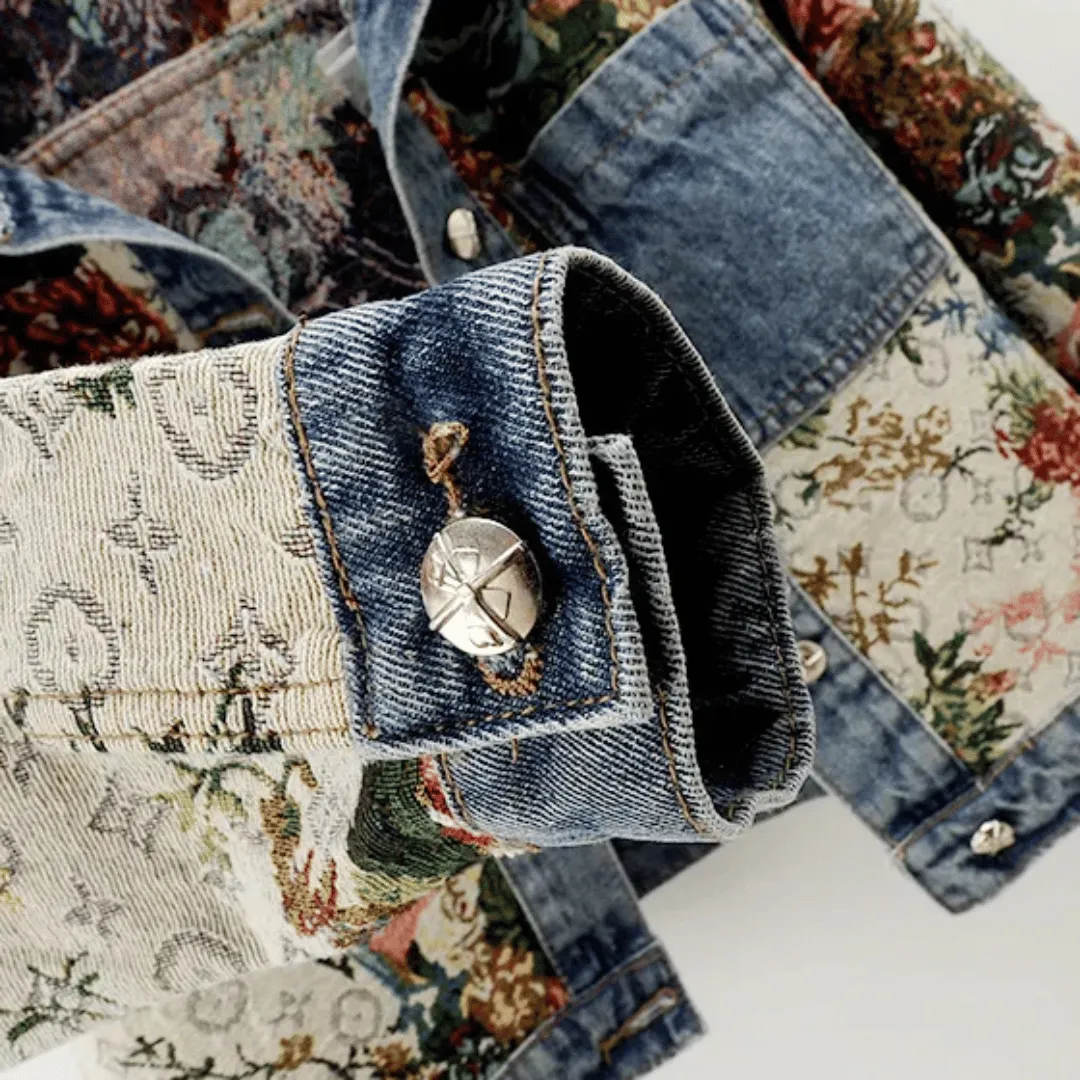 Morisot Floral Denim Jacket